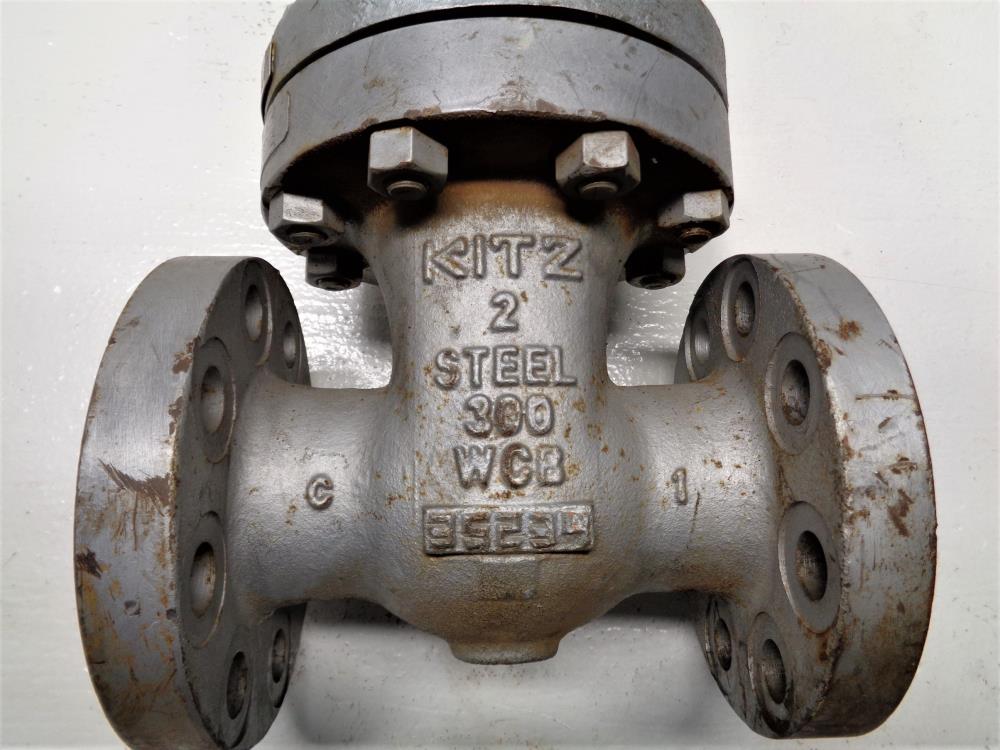 Kitz 2" 300# RF WCB Gate Valve, Fig# 300SCLSY